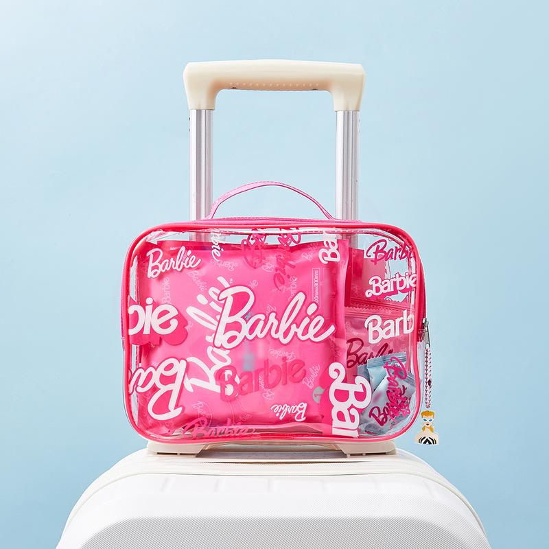 Barbie Travel 9 Set Toiletries Bag Wash Bag Travel Storage Bag Luggage Organizer Bags For Travel Summer Essentials For Makeup Toiletries