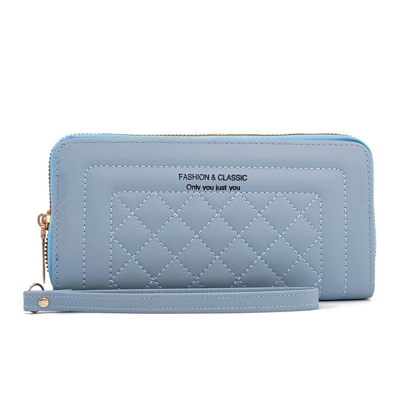 Wristlet Wallet for Women with Cash Coin Credit Card Slot PU Leather Wallet Purse for Women