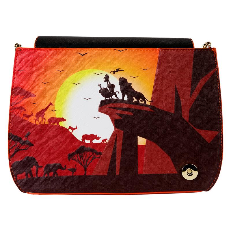 The Lion King 30th Anniversary Pride Rock Silhouette Crossbody Bag