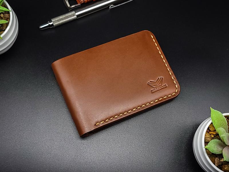 Bellicose Premium Leather Bifold Wallet - Full Grain Leather, Handcrafted, Classic Timeless Style, Holds 12+ Credit Cards & Cash Bills durable gift box leather wallet