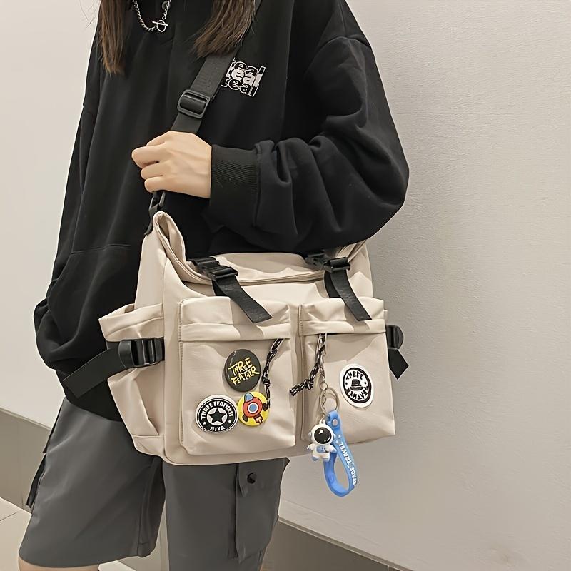 Simple And Fashionable Couple Messenger Bag, Fashionable And Versatile Shoulder Bag, Japanese Style Ins Men's And Women's Messenger Bag