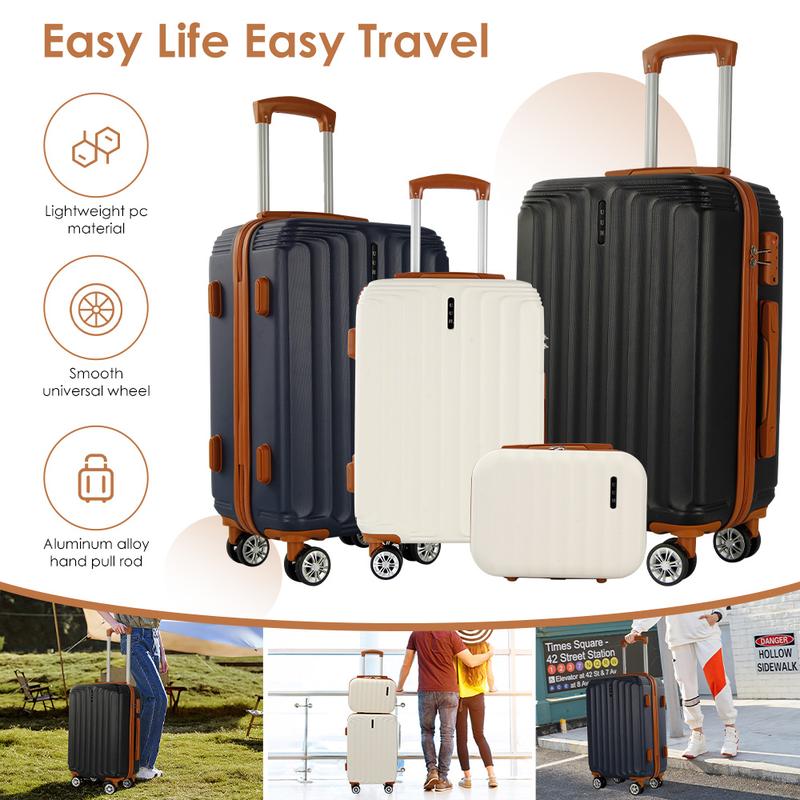 UUH Luggage Sets with TSA Locks -3pcs 4pcs 6pcs 7pcs 8pcs 9pcs Suitcases Sets-Travel and Moving Set(Family Set)