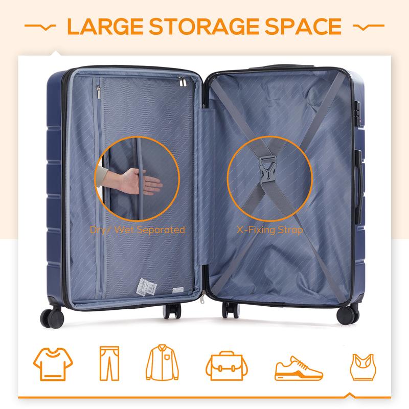 [Deal] Carry-On Luggage, Hard Shell Rolling Suitcase for Travel Expandable Lightweight with Spinner Wheels TSA Lock