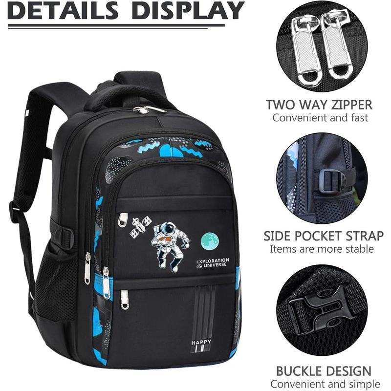 Boys' Laptop Backpack with USB Charging Port | Anti-Theft School Bookbag, Cool Teens Backpack with Pencil Bag