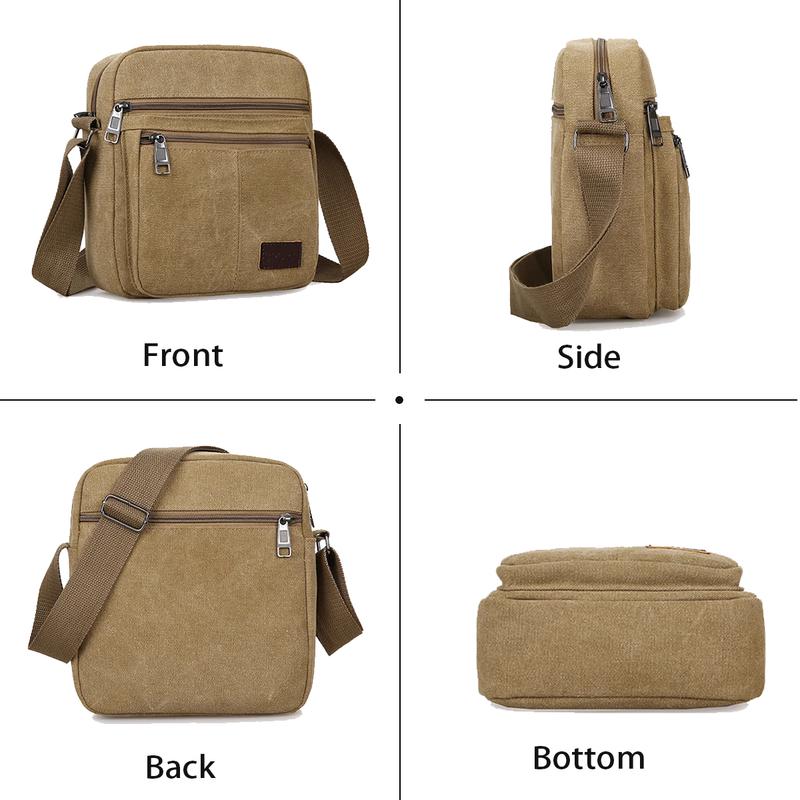 Men Crossbody Bags Fashion Messenger Bags Casual Shoulder Bags Man Handbags for Travel  Large Satchel bag