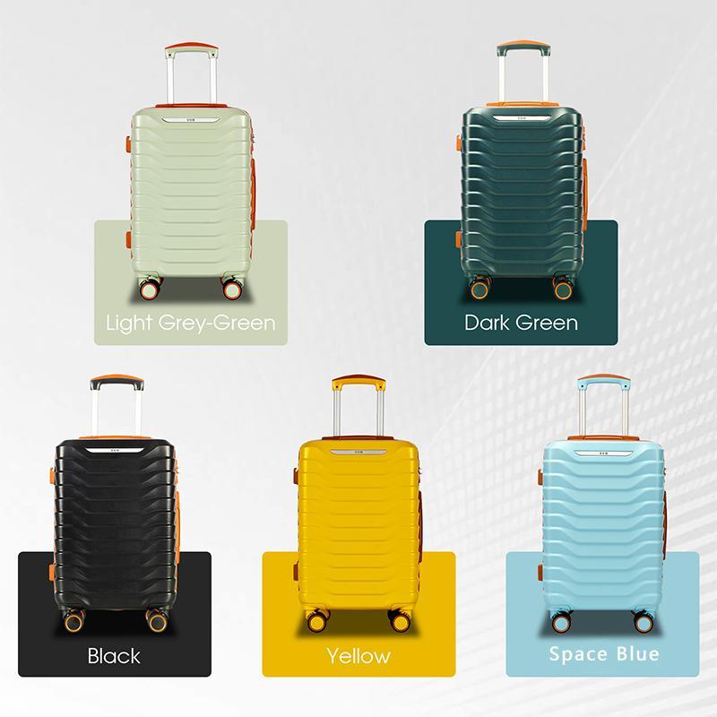 UUH Luggage Sets - 4pcs 7pcs 8pcs Waterproof Travel Suitcase with Expandable Layer, Durable Makeup Bag, Side Hooks for Easy Organization, TSA Lock for Security, Stylish and Functional Travel Gear