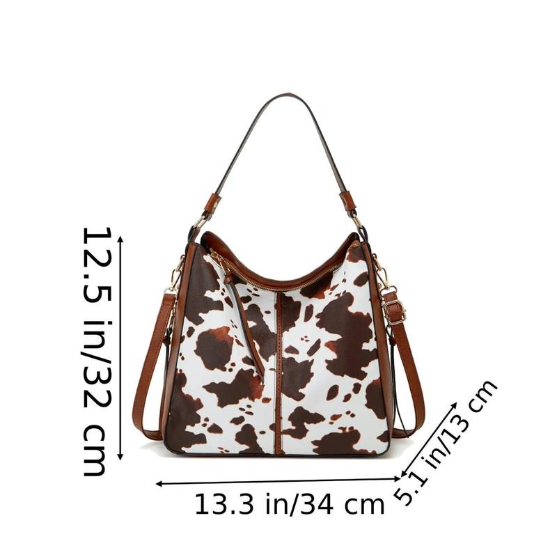 Women's Cow Print Handbag - Perfect for Any Occasion