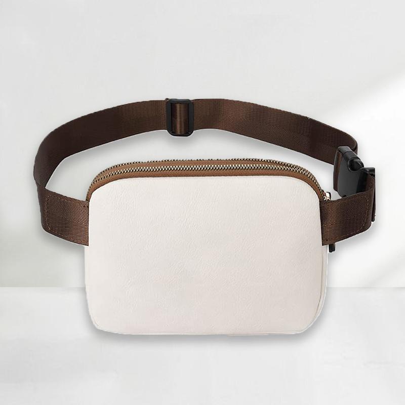 Women's Color Block Retro Waist Bag Stylish Shoulder Crossbody Bag Running Chest Bag Commuter Purse Vintage Fanny Pack