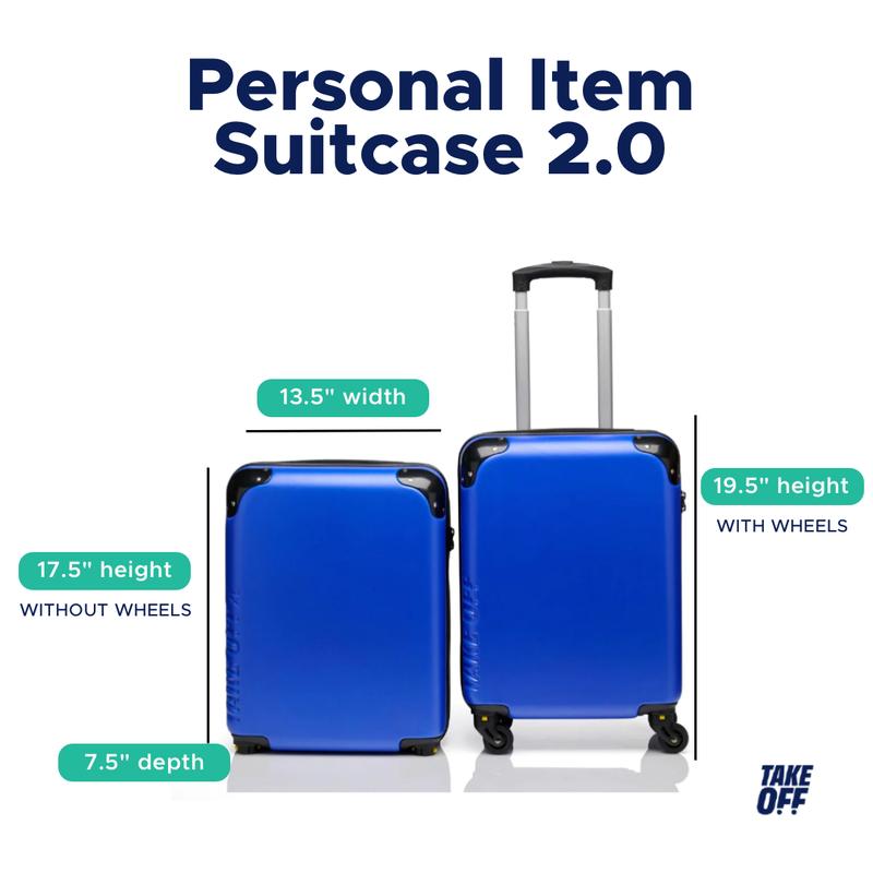 Personal Item Suitcase 2.0 - Luggage for Men and Women