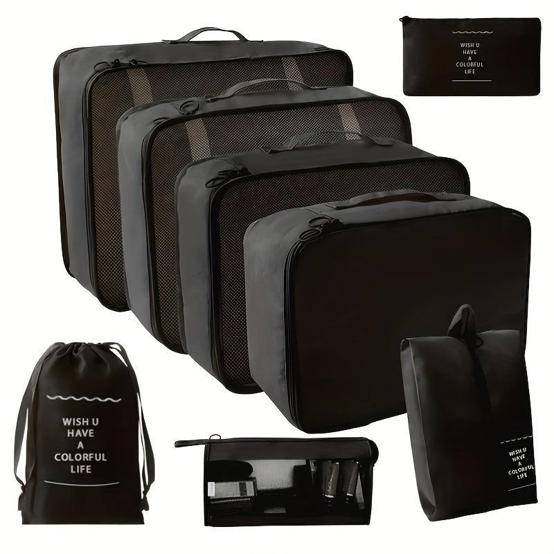 Travel Storage Bag Set, Including Clothes Storage Bag, Makeup Bag, Toiletry Bag, Cosmetic Bag, Travel Organizer, Travel Essentials