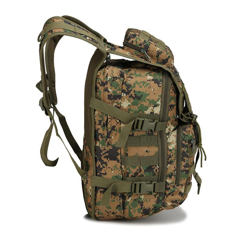 Mountaineering Backpack, Large Capacity Camouflage Waterproof Travel Bag for Hiking and Camping