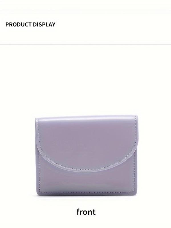 Women's Minimalist Style Plain Color Card Holder, Casual Trendy Magnetic Closure Card Holder, Fashionable Wallet for Daily Use