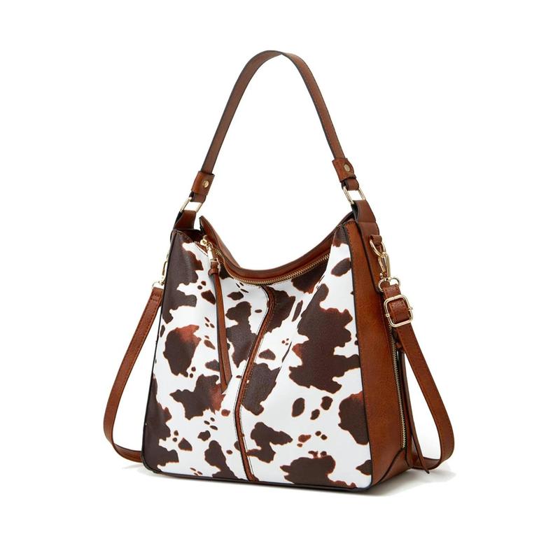 Women's Cow Print Handbag - Perfect for Any Occasion