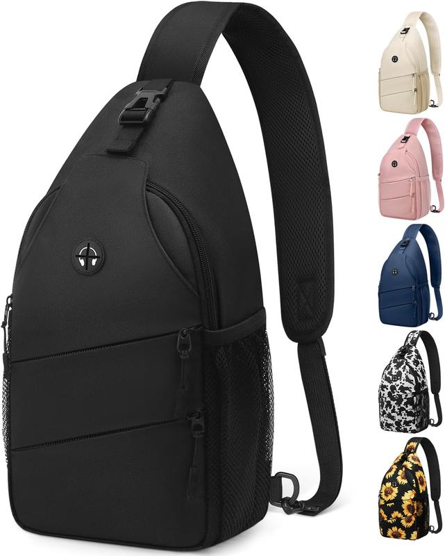 Crossbody Bags for Women, Men Trendy Sling Bag Back pack Casual Chest Bag with Convertible Shoulder Strap