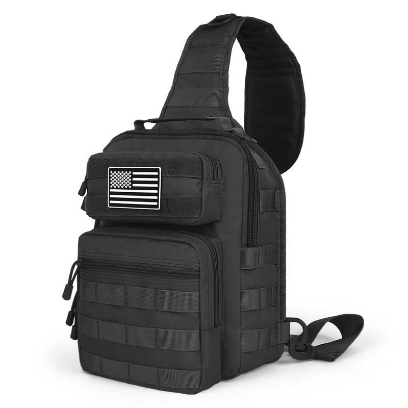 Tactical Sling Bag Backpack Military Rover Shoulder Sling Pack Molle EDC Small Crossbody Chest Pack