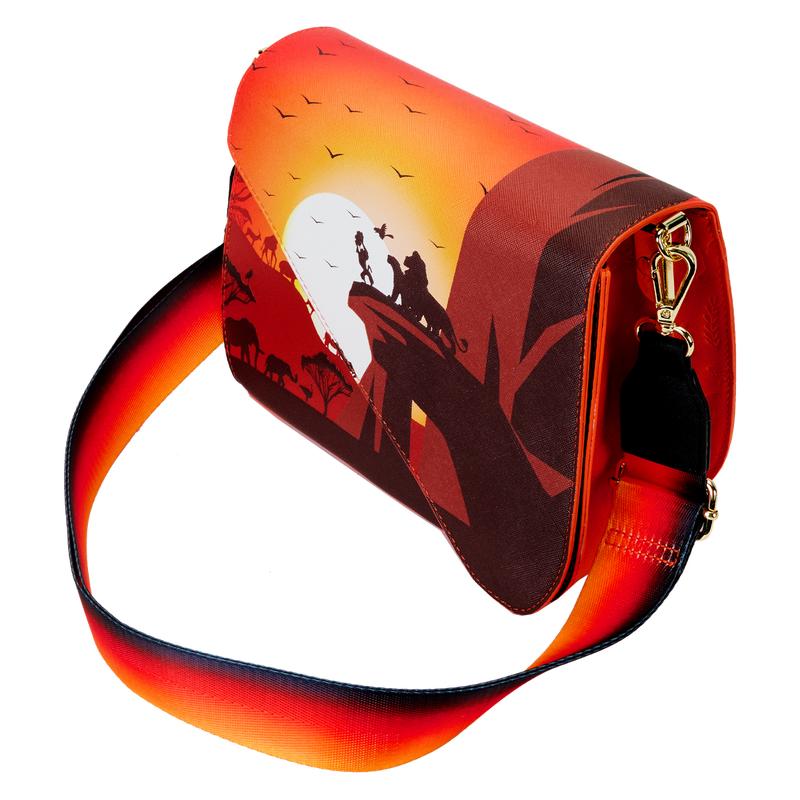 The Lion King 30th Anniversary Pride Rock Silhouette Crossbody Bag