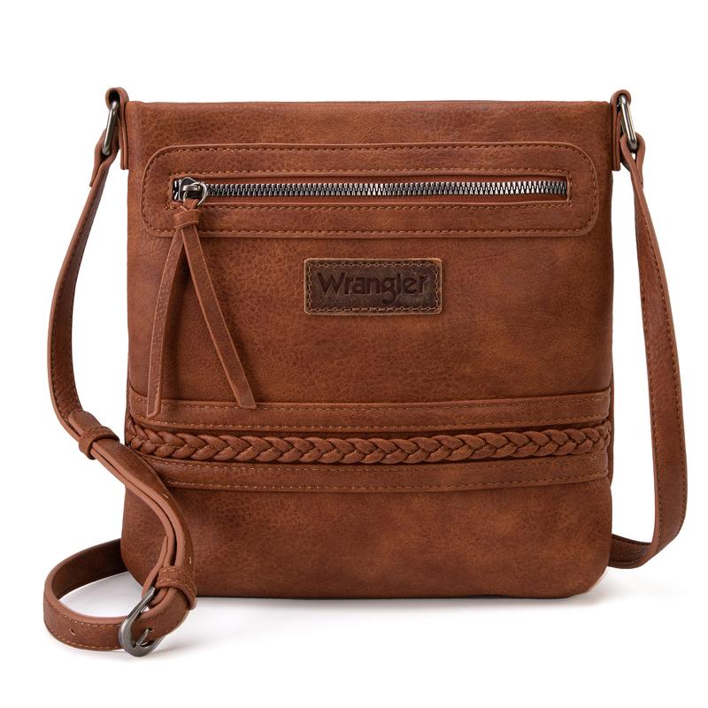 Wrangler Concealed Carry Classic PU Leather Tote Bag