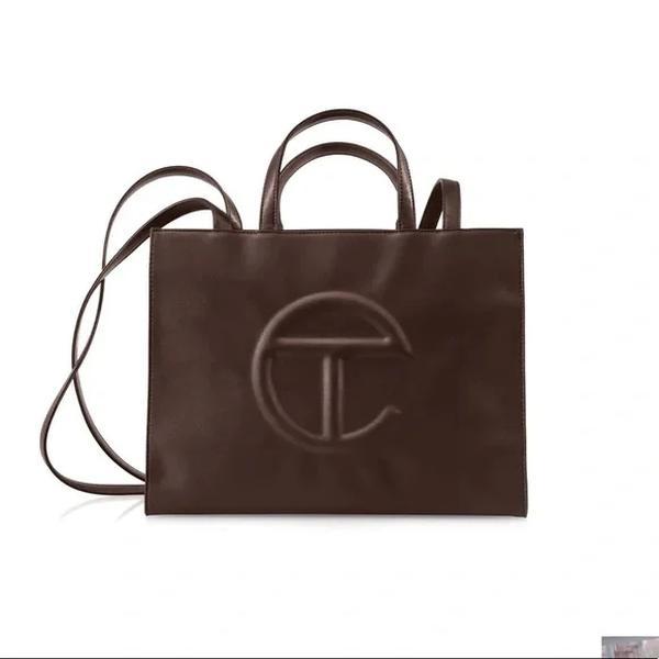 Telfar Chocolate Colored Medium Size Shopping Bag