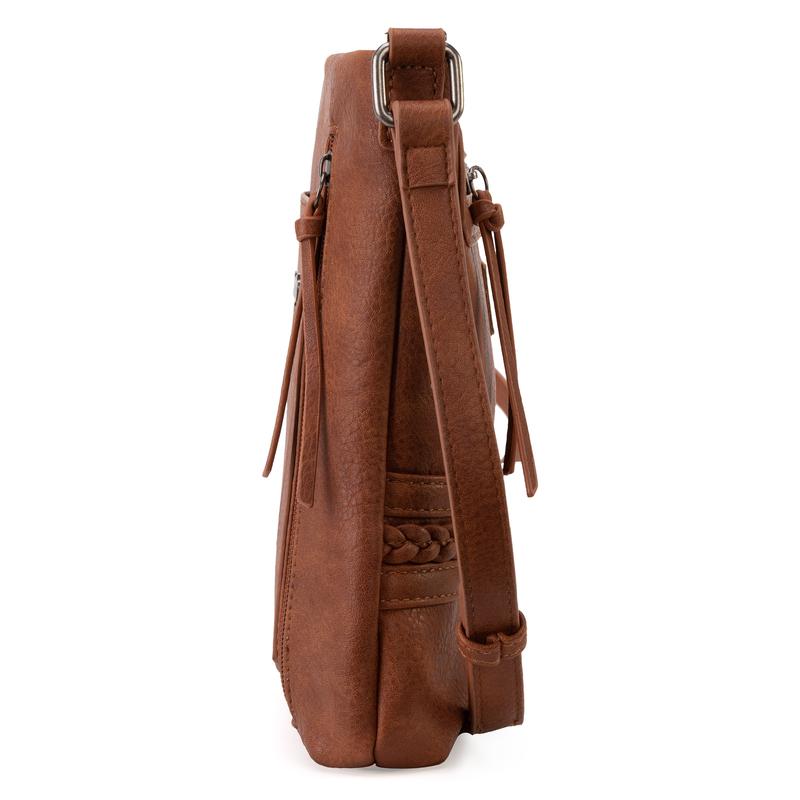 Wrangler Concealed Carry Classic PU Leather Tote Bag