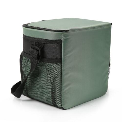 9 cans Zipperless Soft Sided Cooler with Hard Liner, Sea Foam Green