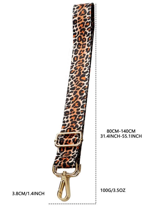 Leopard Pattern Sling Strap, Adjustable Shoulder Strap For Crossbody Bag, Replacement Bag Accessories, Bag Accessory