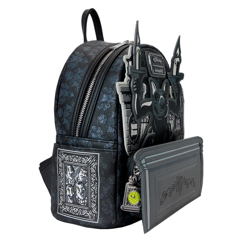 The Haunted Mansion Gargoyle Wallpaper Light Up Glow Mini Backpack