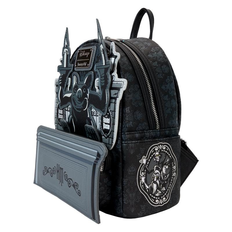 The Haunted Mansion Gargoyle Wallpaper Light Up Glow Mini Backpack