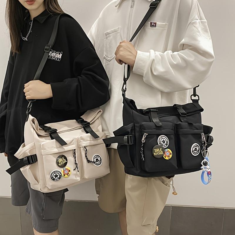 Simple And Fashionable Couple Messenger Bag, Fashionable And Versatile Shoulder Bag, Japanese Style Ins Men's And Women's Messenger Bag