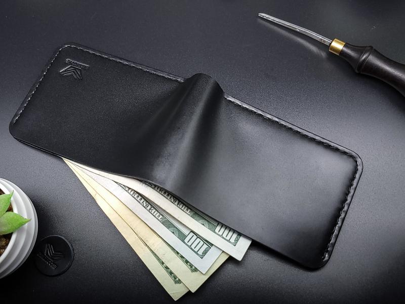 Bellicose Premium Leather Bifold Wallet - Full Grain Leather, Handcrafted, Classic Timeless Style, Holds 12+ Credit Cards & Cash Bills durable gift box leather wallet