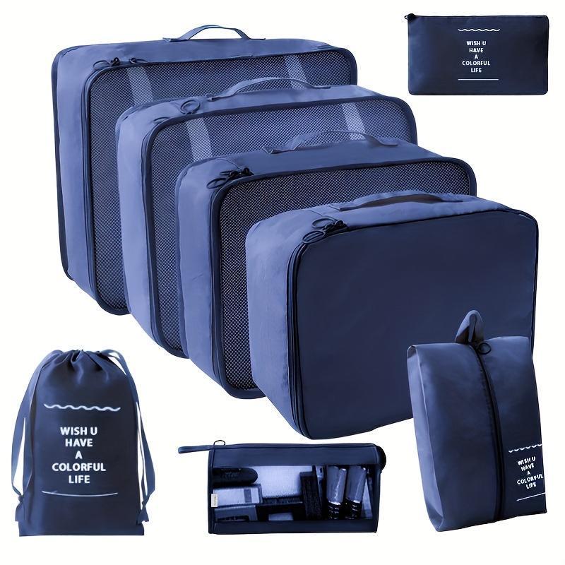 Travel Storage Bag Set, Including Clothes Storage Bag, Makeup Bag, Toiletry Bag, Cosmetic Bag, Travel Organizer, Travel Essentials