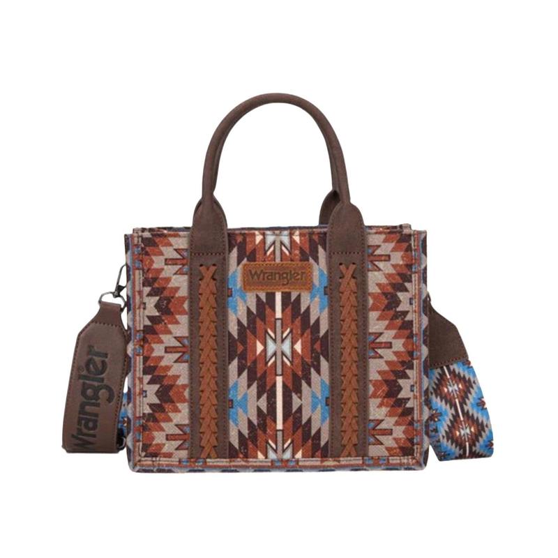 Wrangler Women's Southwestern Print Canvas Crossbody Bag - Wg2213-8120S Cf