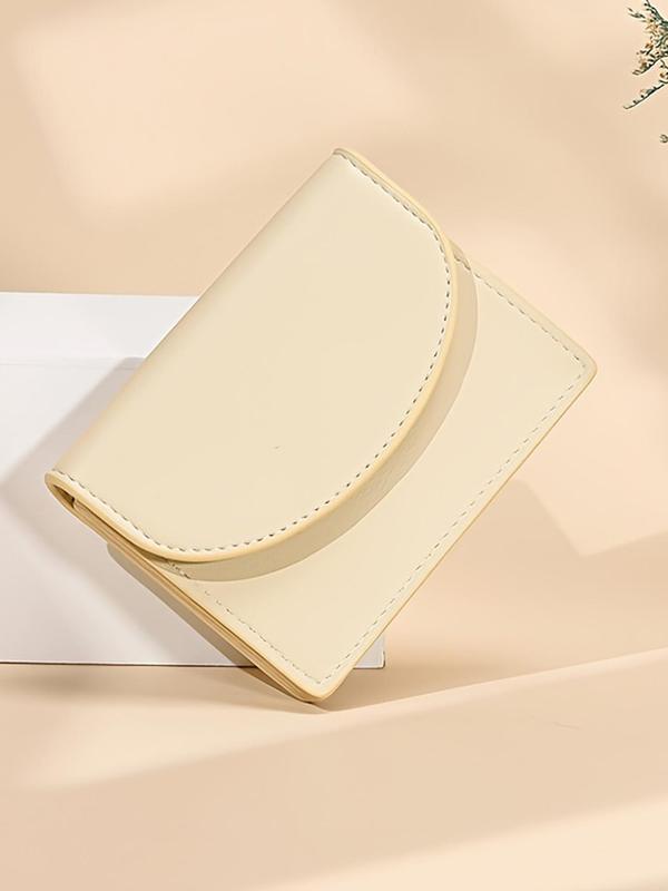 Women's Minimalist Style Plain Color Card Holder, Casual Trendy Magnetic Closure Card Holder, Fashionable Wallet for Daily Use