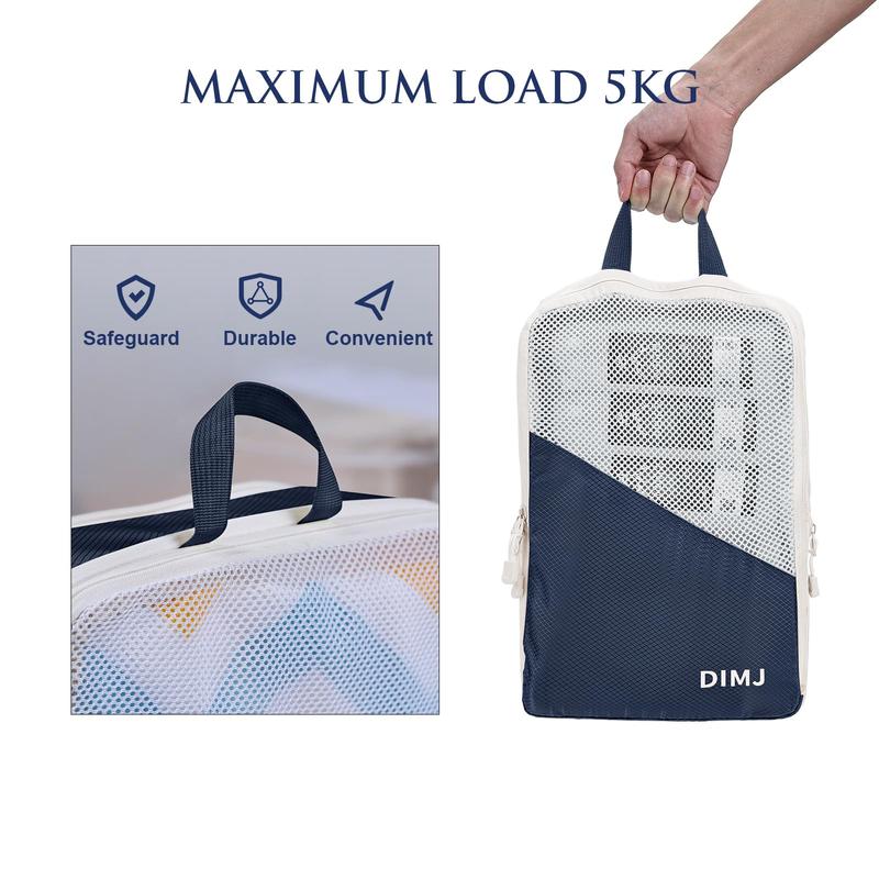 7 Set DIMJ Compression Packing Cubes,  Organizer Cubes for Suitcase Travel Luggage Organizer Compression Packing Cubes