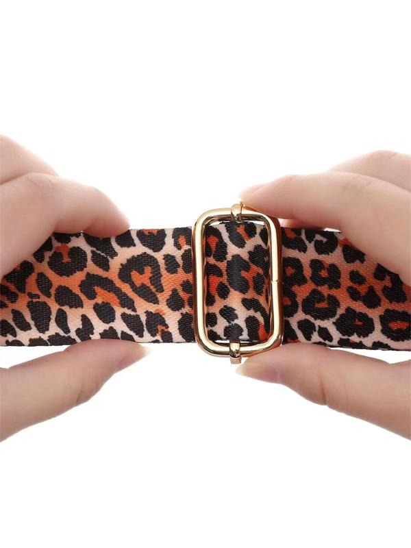 Leopard Pattern Sling Strap, Adjustable Shoulder Strap For Crossbody Bag, Replacement Bag Accessories, Bag Accessory