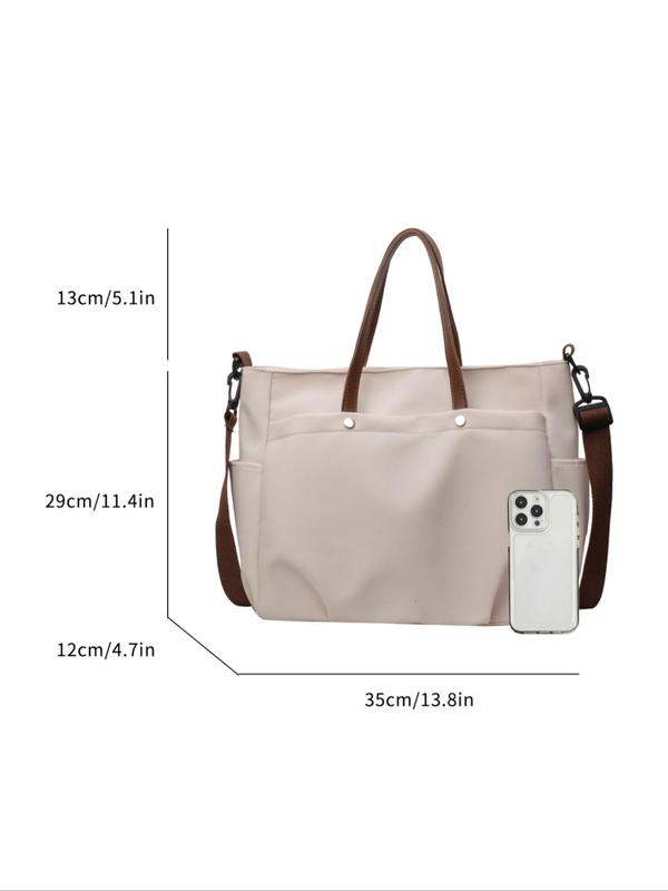 Large Capacity Minimalist Shoulder Bag, Casual Versatile Computer Crossbody Bag,  Designer Crossbody Bags for Men All-match Tote Bag for Fall Going Out, Dating, Shopping, Office, Class