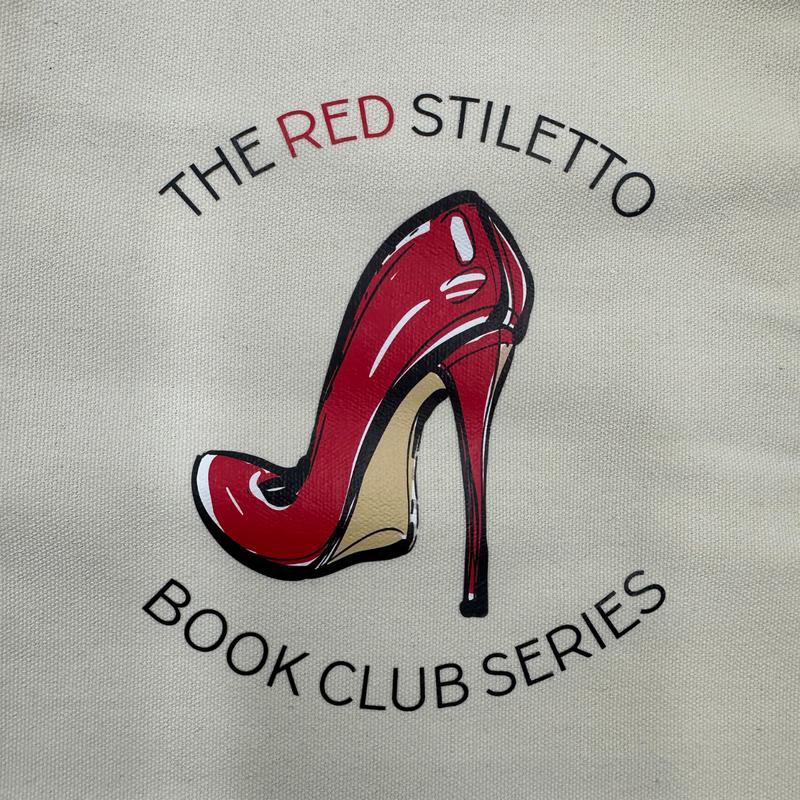 The Red Stiletto Book Club Series Canvas Bag