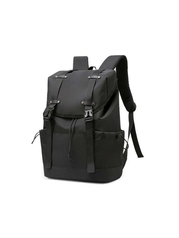 Unisex Business Solid Color Backpack,  Large Capacity Computer Bag for Men & Women, Versatile Backpack for Daily & Business Trip Use