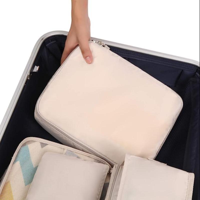 Travel Storage Bag Set (11pcs), Including Drawstring Bag, Zipper Bag, Cosmetic Bag, Underwear Bag & Wash Bag, Summer Essentials Home Organizer, Summer Gift