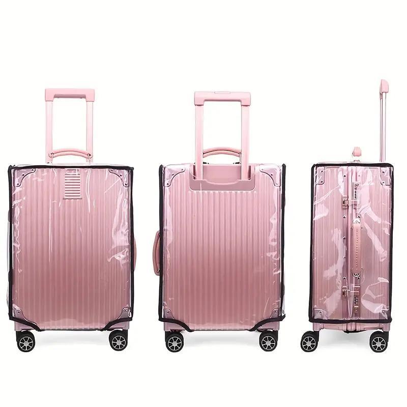 Transparent Luggage Protective Cover, 1 Count Room Accessories Dustproof Bag for Traveling Case, Waterproof Bag for Suitcase, Fall Gifts, Travel Essentials, Christmas Gifts, Christmas Decorations