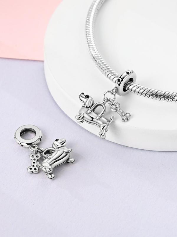 Cute Dachshund Dog Design Bag Charm, Fashionable Bag Charm for Women & Men, Trendy All-match & Exquisite Bag Charm for Birthday Gift