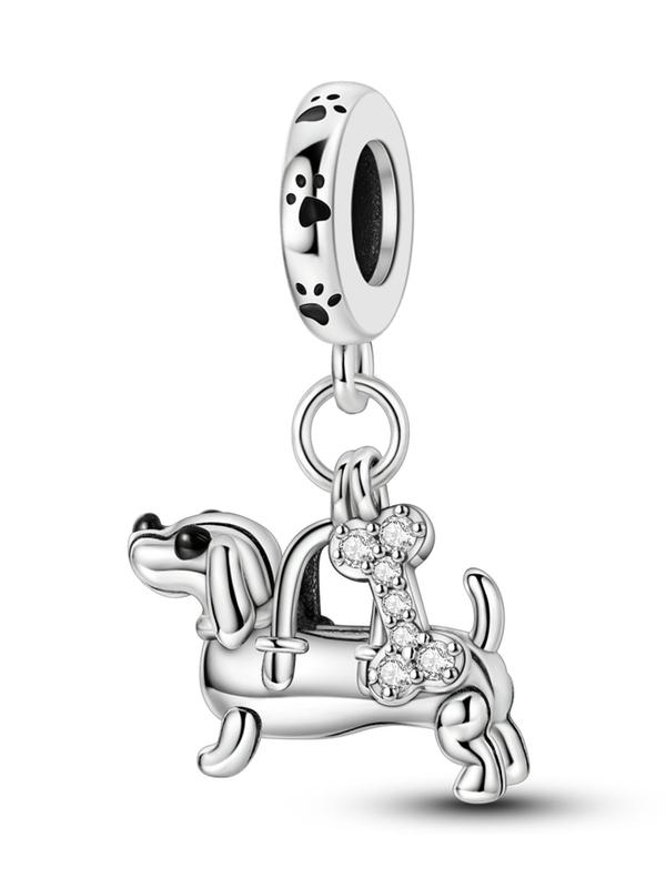 Cute Dachshund Dog Design Bag Charm, Fashionable Bag Charm for Women & Men, Trendy All-match & Exquisite Bag Charm for Birthday Gift