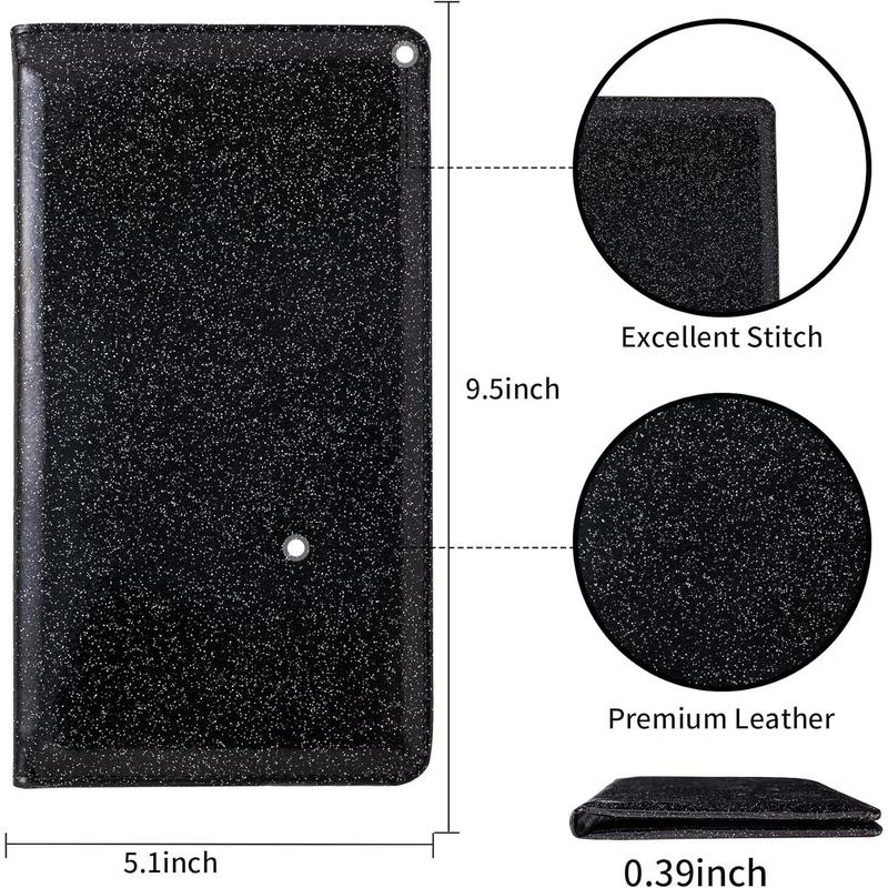 Registration and  Holder Registration and  Card Holder  Essentials for Women(bling black)