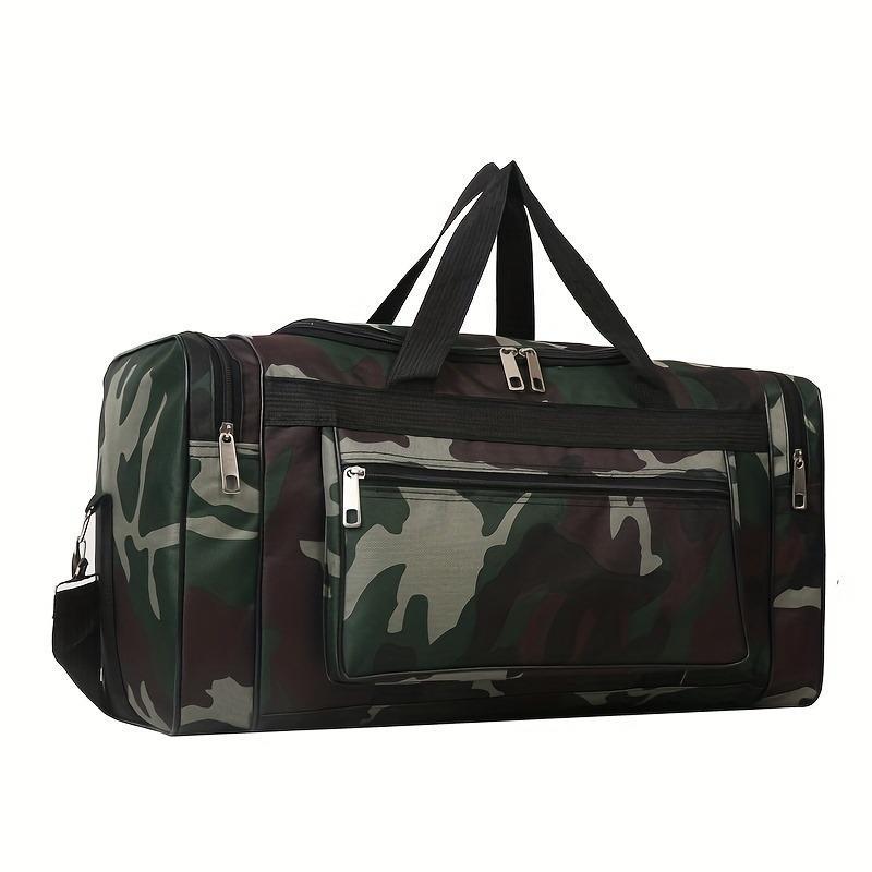 Camouflage Pattern Large Capacity Travel Bag, Business Trip Storage Bag with Handle and Strap, Multi-functional Storage Bag for Home & Travel, Home Organizer