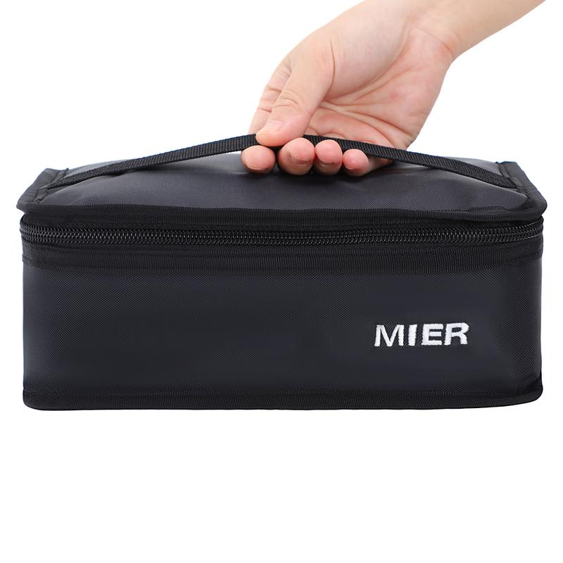 MIER Portable Thermal Insulated Mini Lunch Bag Leakproof Lunch Cooler Box For Outing, Camping, Traveling