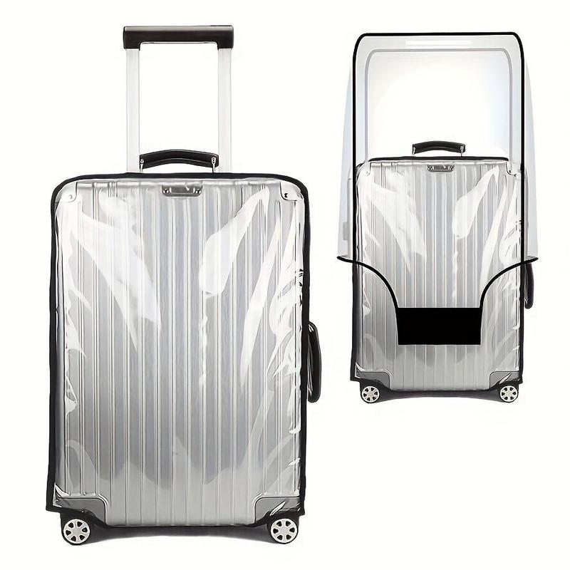 Transparent Luggage Protective Cover, 1 Count Room Accessories Dustproof Bag for Traveling Case, Waterproof Bag for Suitcase, Fall Gifts, Travel Essentials, Christmas Gifts, Christmas Decorations