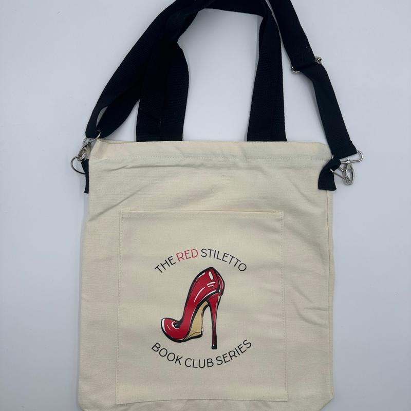 The Red Stiletto Book Club Series Canvas Bag