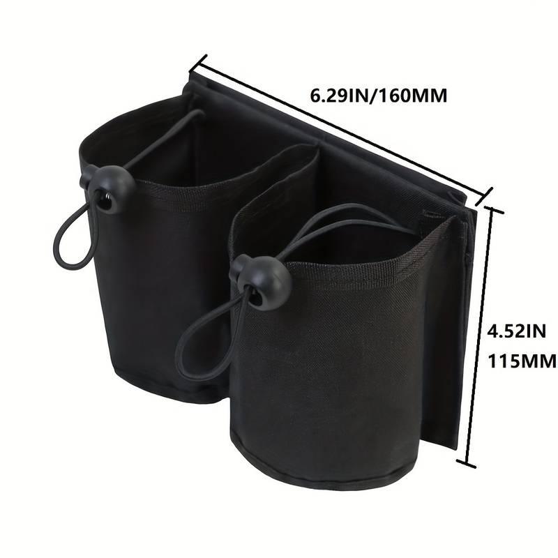 Adjustable Suitcase Cup Holder, 1 Count Adjustable Drawstring Cup Holder Bag for Suitcase, Travel Essentials, Universal Luggage Accessories Business, Tourists