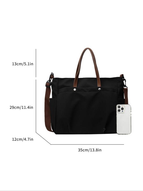 Large Capacity Minimalist Shoulder Bag, Casual Versatile Computer Crossbody Bag,  Designer Crossbody Bags for Men All-match Tote Bag for Fall Going Out, Dating, Shopping, Office, Class