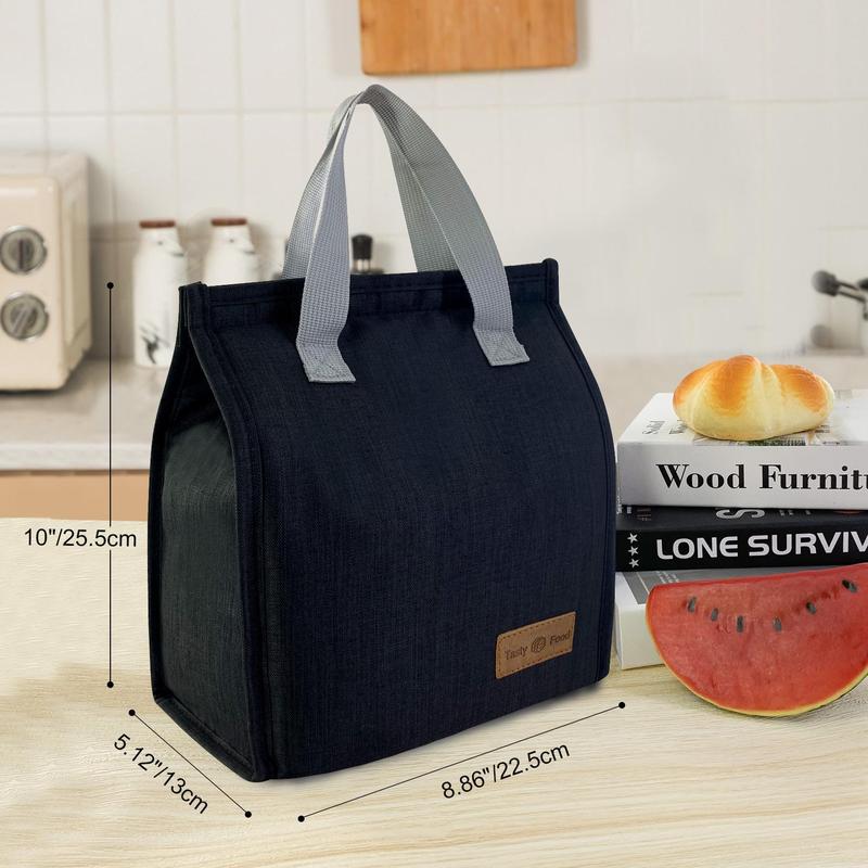 Portable Large Capacity Lunch Bag with Handle, 1 Count Lunch Bags for Women, Insulated Lunch Box Storage Bag for Travel, 2024 Outdoor, Office, Summer for Gift