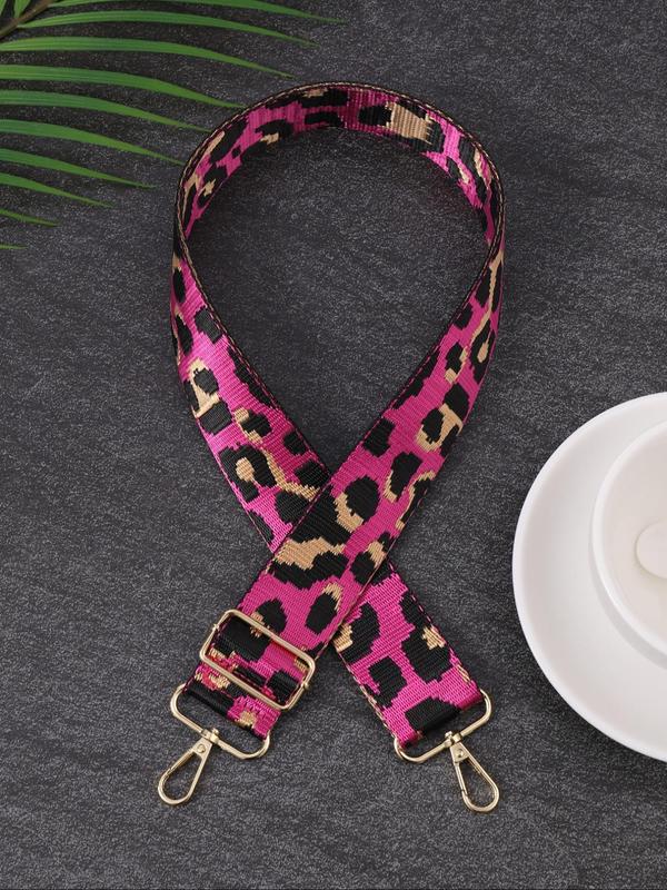 Fashion Leopard Pattern Shoulder Strap, Adjustable Multi-functional Bag Strap, Bag Accessories for Women & Men